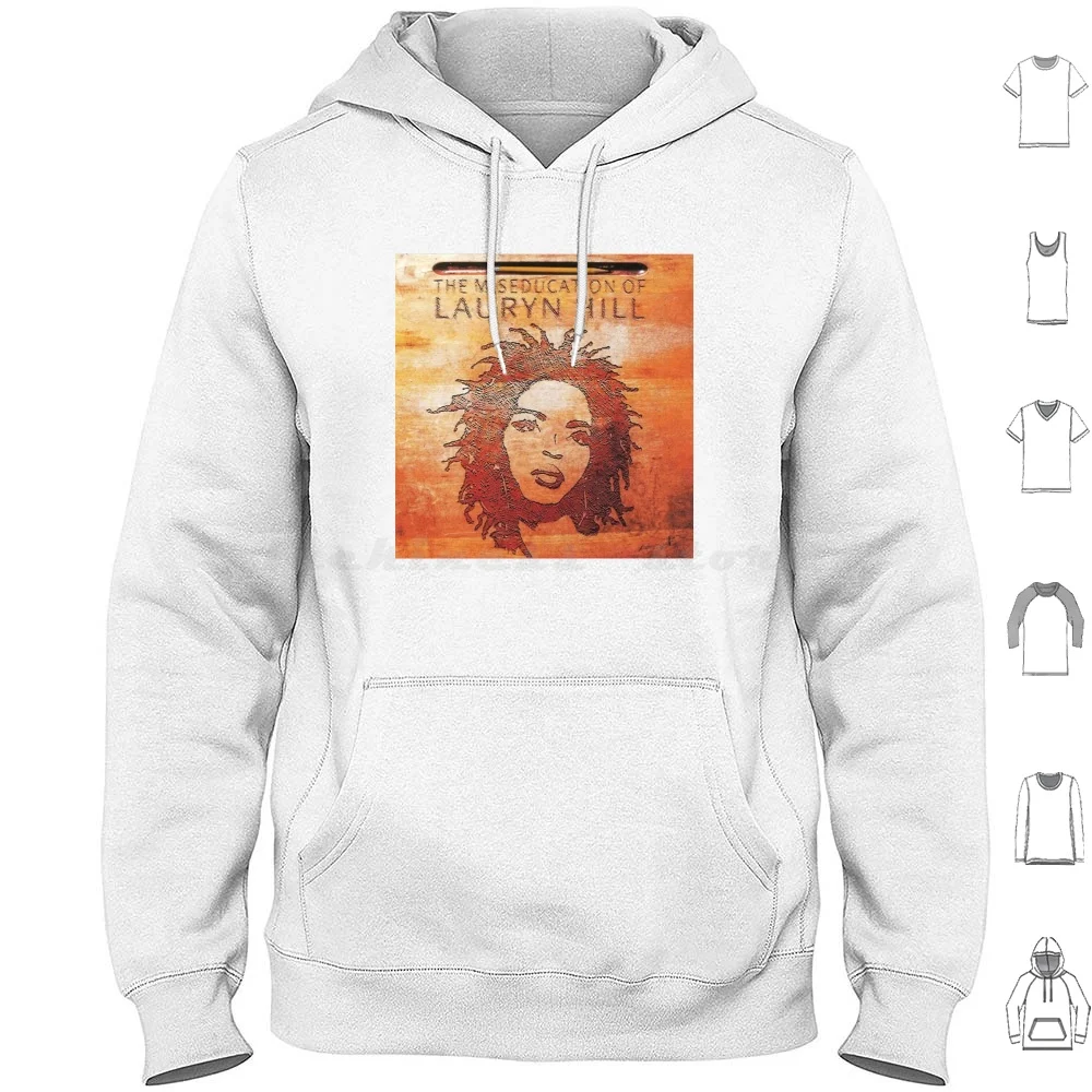 

Хлопковая толстовка с длинным рукавом The Of Lauryn Hill Обложка альбома Lauryn Hill Hip Hop Lauryn Hill Soul Black R