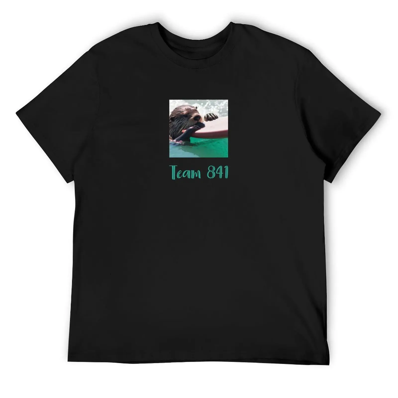 

Surfing otter, team 841, ocean conservation benefit: giving back by donating 100% of the profit to organizations working T-Shirt