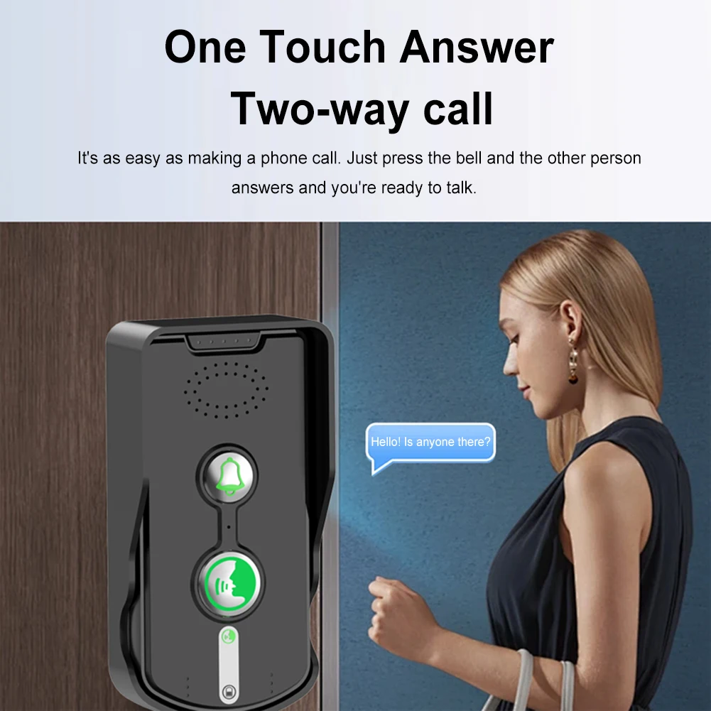 2-сторонний голосовой домофон с 3 звонками и 5-уровневой громкостью Intercomunicador Электронный дверной звонок для домашнего класса