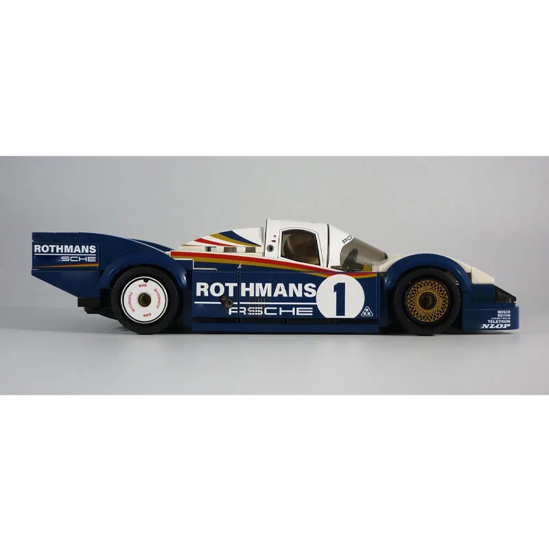 MOC-114466Model Blok Bangunan Mobil Balap Sport Ikonik Era 1990-an 232Bagian, Hadiah Mainan Blok Bangunan untuk Ulang Tahun Anak Laki-laki dan Anak-anak