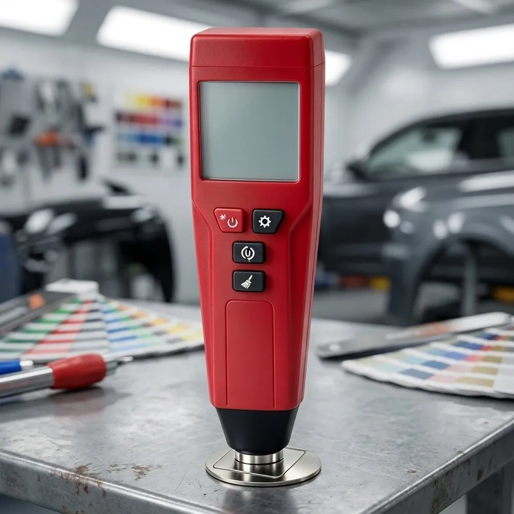 SV608A Coating Thickness Gauge with Dual Mode Operation Single Point Fixed Detection and Continuous Scanning Mode