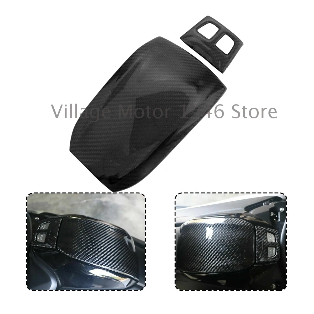 Carbon fiber Motorcycle Fuel Tank Trim Covers  Panel Shell Fairing Guard Protector for Yamaha T-MAX 560 TMAX 530 2017 2018 2019