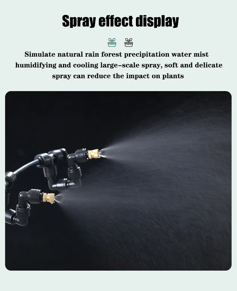 WiFi Regenwald Sprayer Steuerung Automatische Nebel Timing Spray System Kit Touchscreen Bewässerung Timer Reptil Sprayer Luftbefeuchter – Detail 2