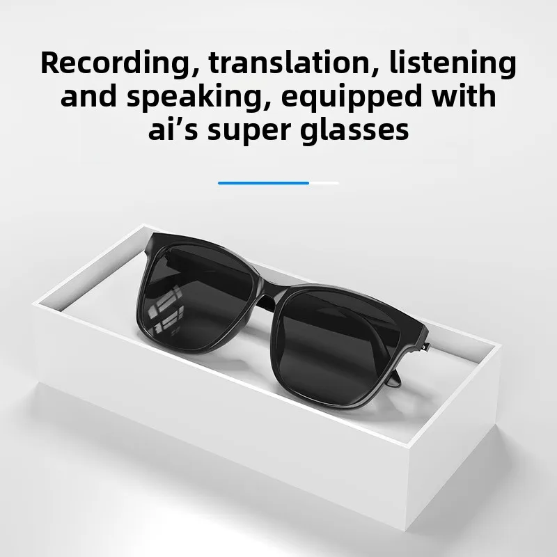 

C8 Smart Glasses AI Intelligent Translation Wireless Bluetooth Glasses Real-time Simultaneous Interpretation Headset