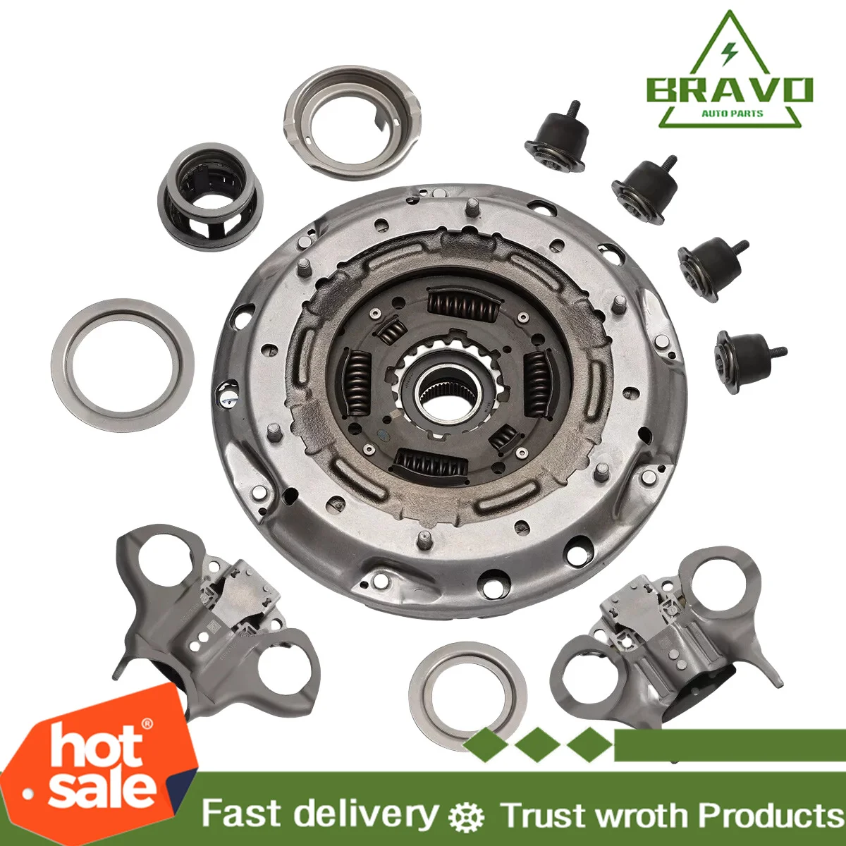 

For 2012 - 2019 Ford Focus Fiesta Transmission Dual Clutch Fork Kit 6DCT250 DPS6