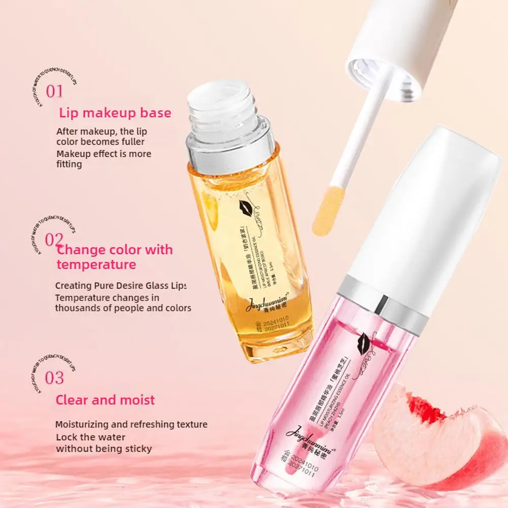 Color Changing Lip Serum Oil Lips Serum Lip Gloss Moisturizing Lip Lip Care Balm L0S3