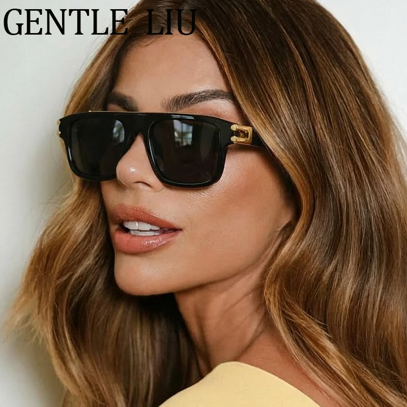 

Steampunk Square Sunglasses Women 2026 Luxury Brand Trendy Travelling Change Color Sun Glasses For Ladies Eyewear Shades UV400