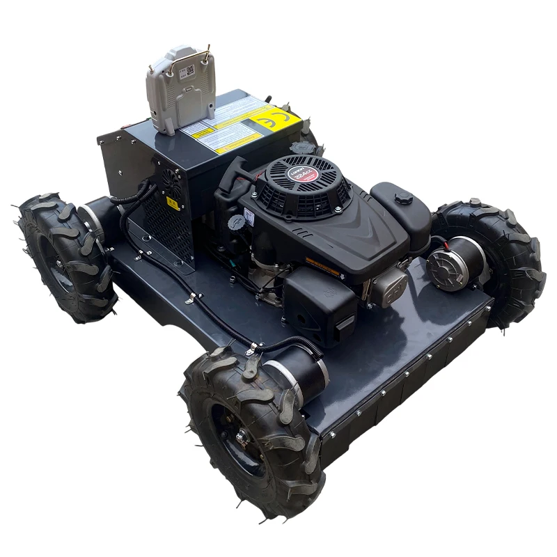 STLF Remote Controlled 550mm Four-Wheel Lawn Mower  Lawn Mowers Automated Lawn Mower