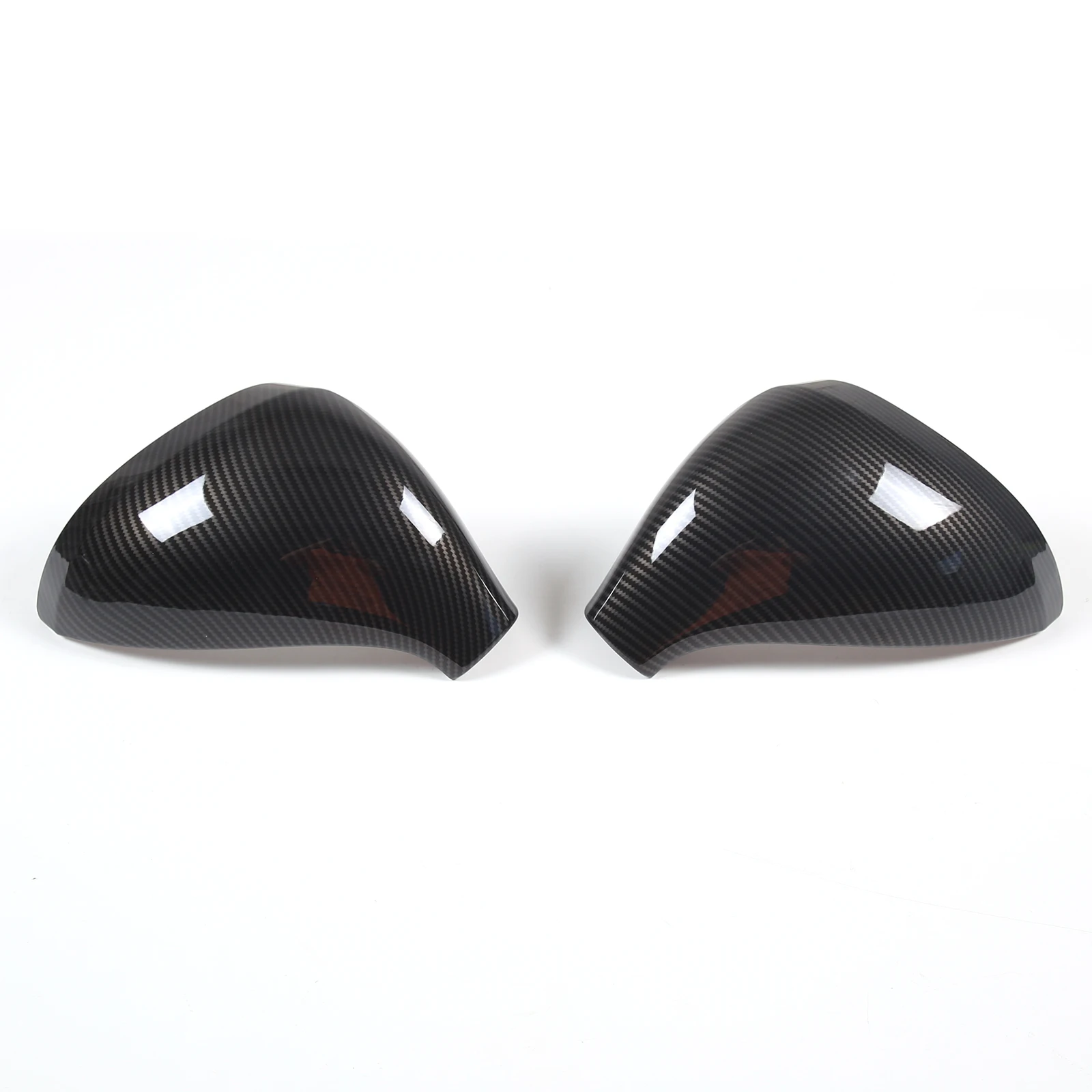 For Peugeot 207 308 2006-2014 ABS Carbon Fiber Texture Car Side Door Rear View Mirror Cover Car Accessories