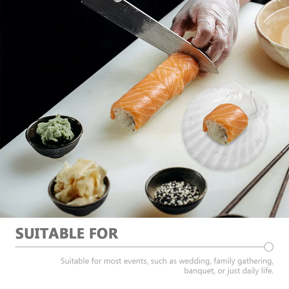 

10Pcs Shell Plates Scallop Natural Shell Food Tray for Barbecue Party Wedding Dessert Fruit Nuts Snacks Scallop Shells