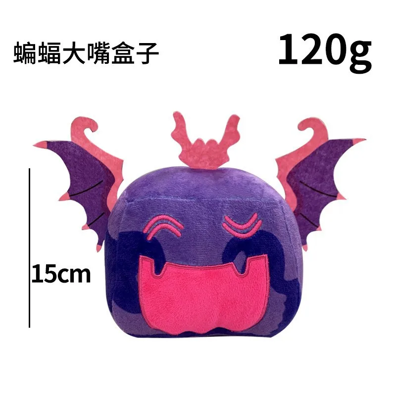 New Product Blox Fruits Game Peripheral Props Fruit Box Plush Toy Bat Box Doll