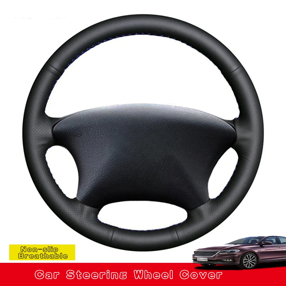 Customize DIY Microfiber Leather Car Steering Wheel Cover For Citroen Xsara Picasso 2001-2004 Peugeot Partner Car Interior