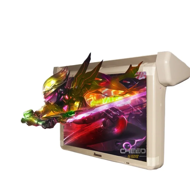 19-Inch car ceiling screen VGA car TV electric, fully automatic flip y