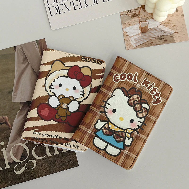

New 2025 Hello Kitty Passport Clip ID Case Protective Case Multifunctional Card Case Portable for Traveling Abroad Birthday Gift