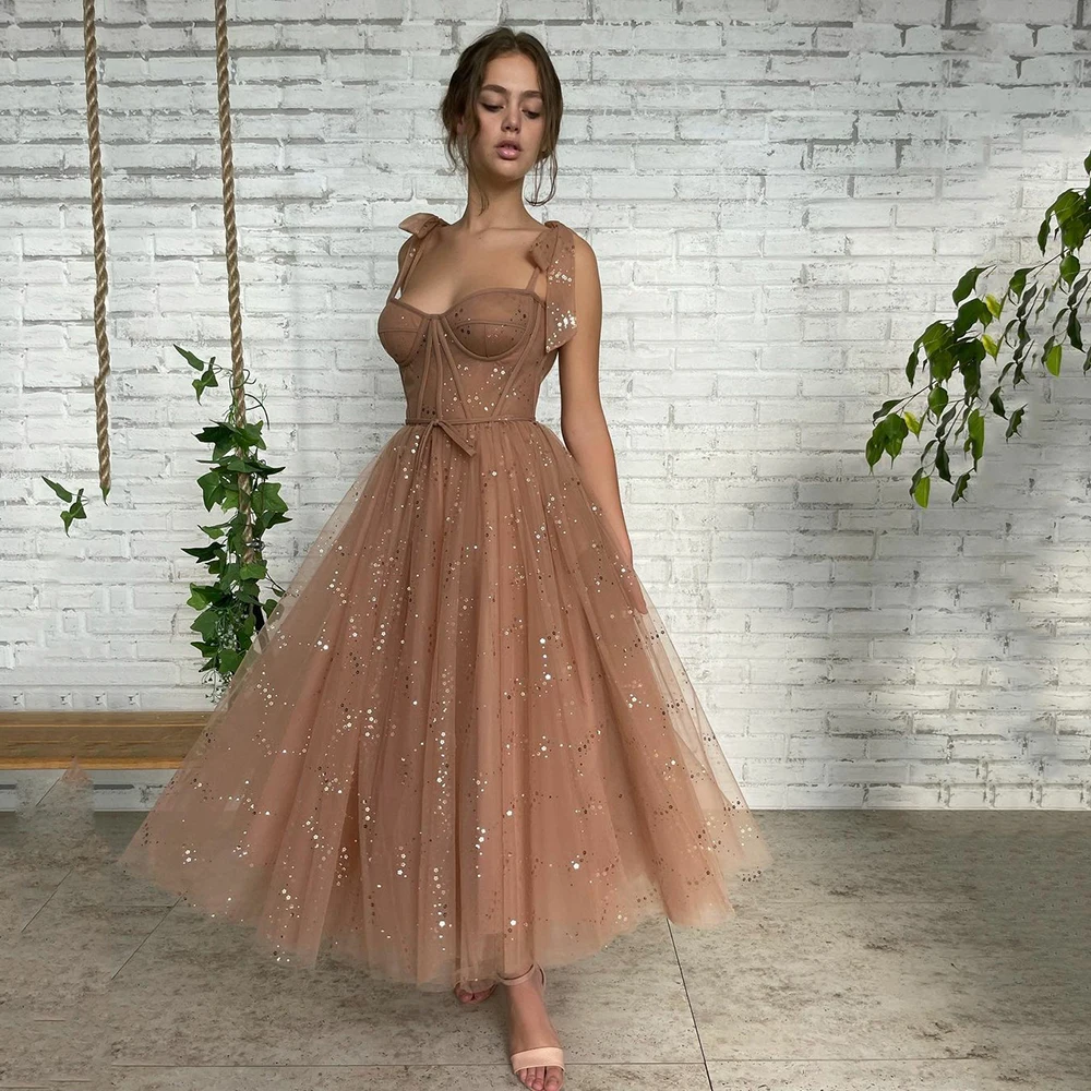 

2024 Sexy Blush Pink Short A-line Sequined Prom Sweetheart Straps Evening With Pockets Party Dress robes de soirée فساتين السهرة