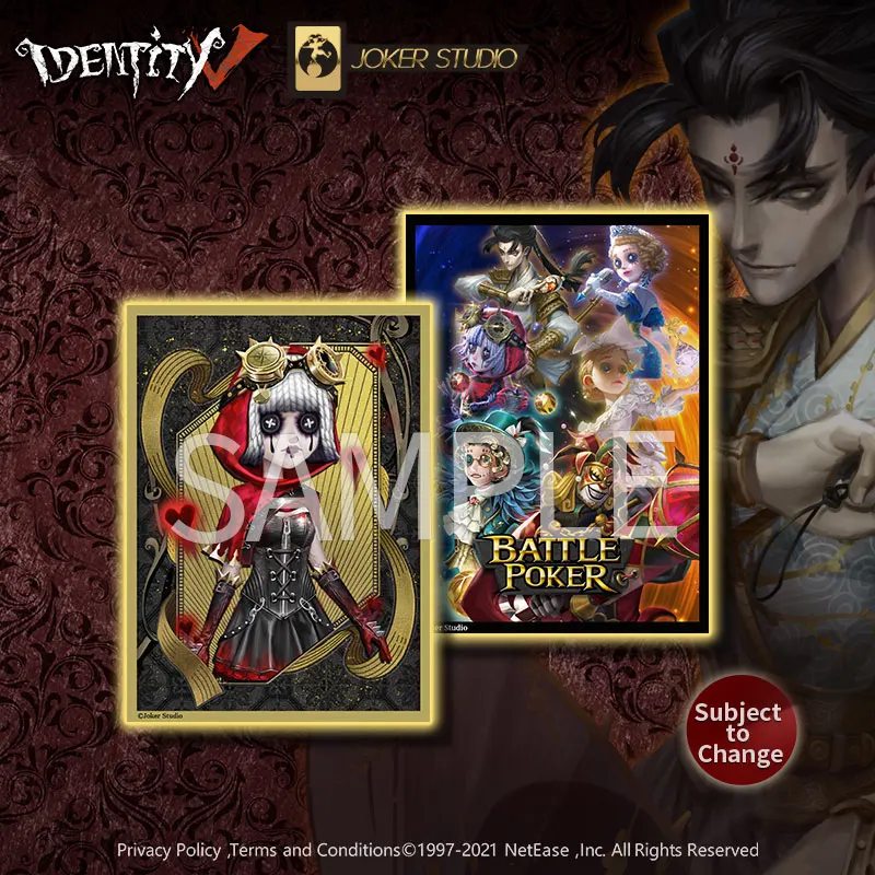 Produtos Oficiais Identidade V - Blackjack Battle Series Card Sleeves