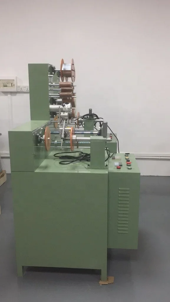 Elastic Cord/Band/Tape/ Rope Coil Making/Winding Machine for spool/paper card packaging