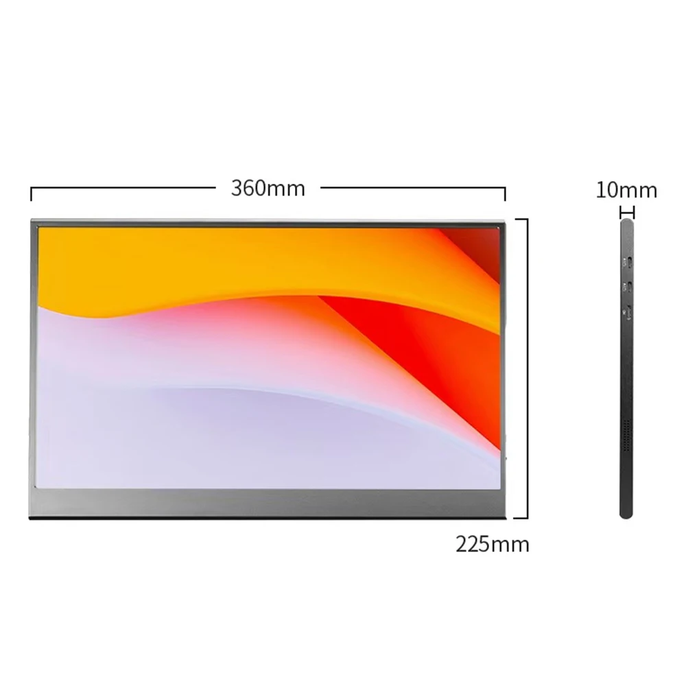 15.6 Inch Portable PC Monitor Full HD 1920*1080 IPS High Display Touch Screen for Desktop Mobile Game Devices Extender for