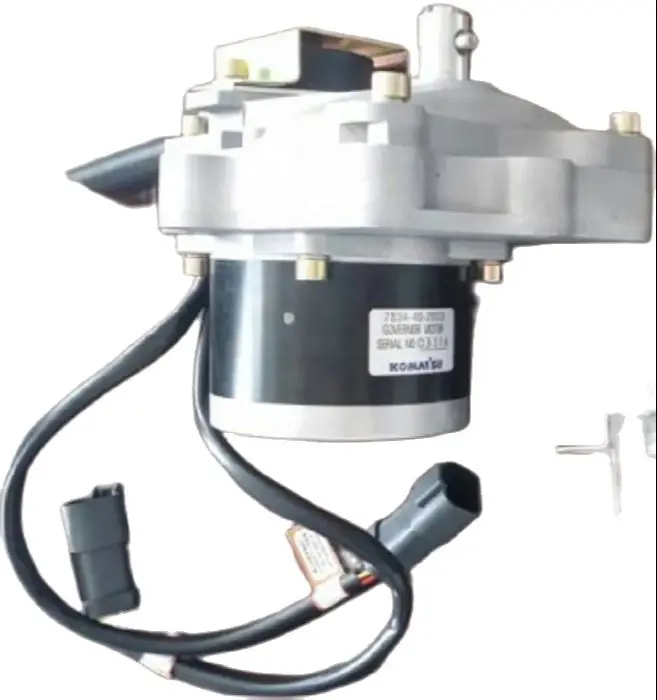 

For Komatsu PC200-7 Throttle Motor Controller PC160-7 PC220-7 7834-41-2001 Throttle Motor with Cable Excavator