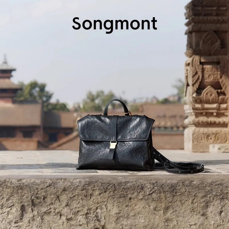 

Songmont Yamashita Arimatsu Mountain Travel Backpack Unisex Commuter Crossbody Briefcase Day Clutch Bag Female сумка через плечо