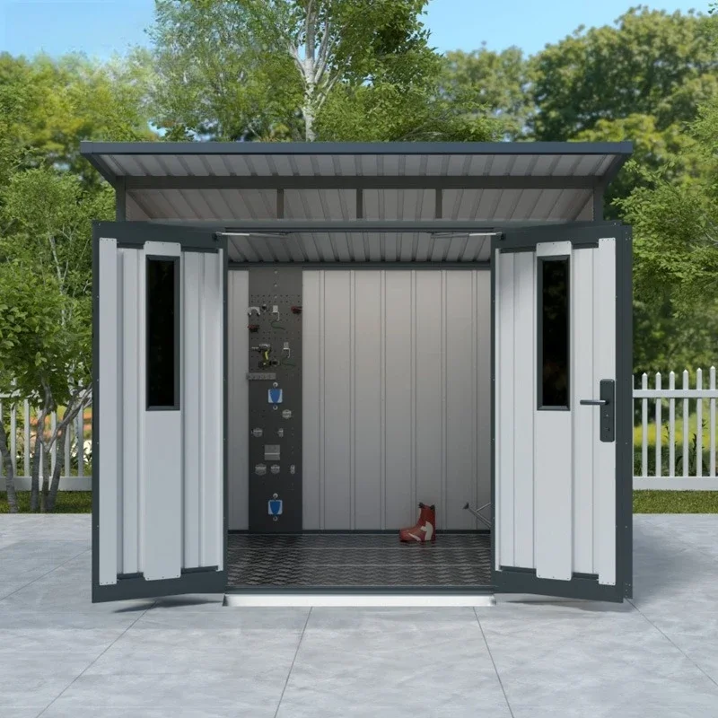 Workshop tool storage rainproof tool room garden outdoor locker mobile assembly movable board house moisture-proof cabinet box