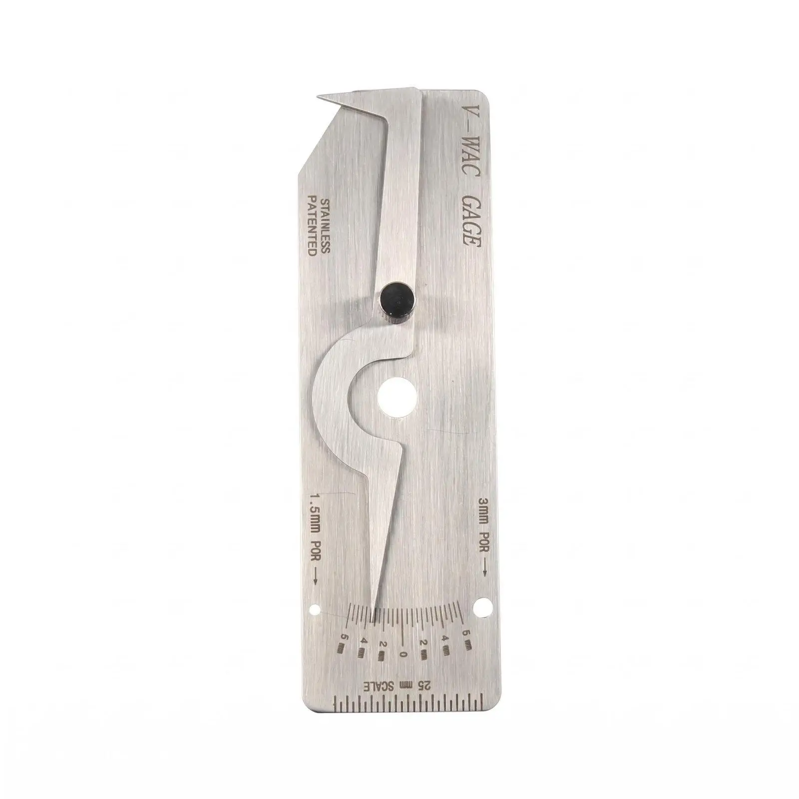 Welding Measurement Gauge Stainless Steel Weld Quality Control Tool Angle Alignment Ruler for Metalworking Projects