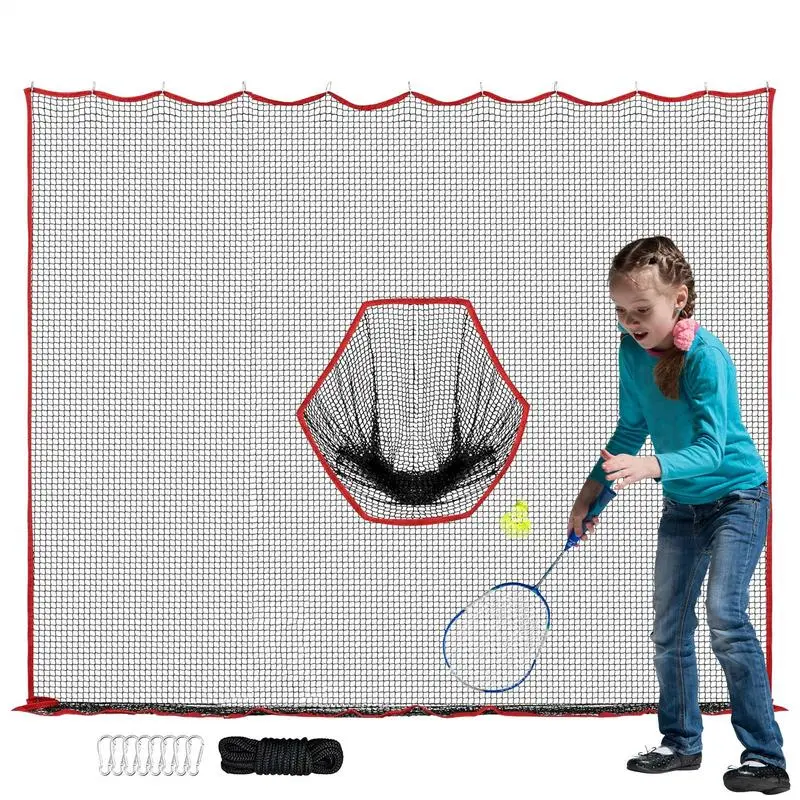 Golf Hitting Nets For Backyard Sports Netting Hitting Aid 10x10Ft Golf Net Ball Barrier Practice Netting Heavy Duty Training Aid