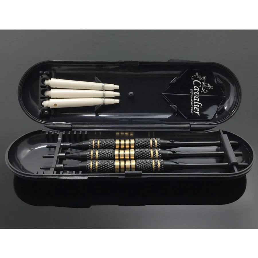 

10 компл. профессиональные дротики с мягким наконечником, электронные дротики, 3 шт./компл., золотой, черный корпус, алюминиевый вал, 18 г, хороший полет