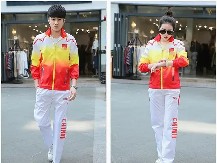 Abbigliamento sportivo unisex della squadra nazionale, giacca + pantaloni della squadra cinese, competizione di abbigliamento sportivo Taekwondo, ricevere abiti premio