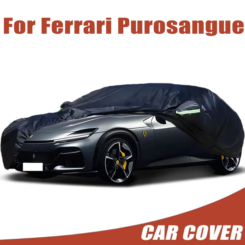 

Всепогодный защитный чехол для Ferrari Purosangue – водонепроницаемый, пылезащитный, от снега и солнца, аксессуар для экстерьера автомобиля