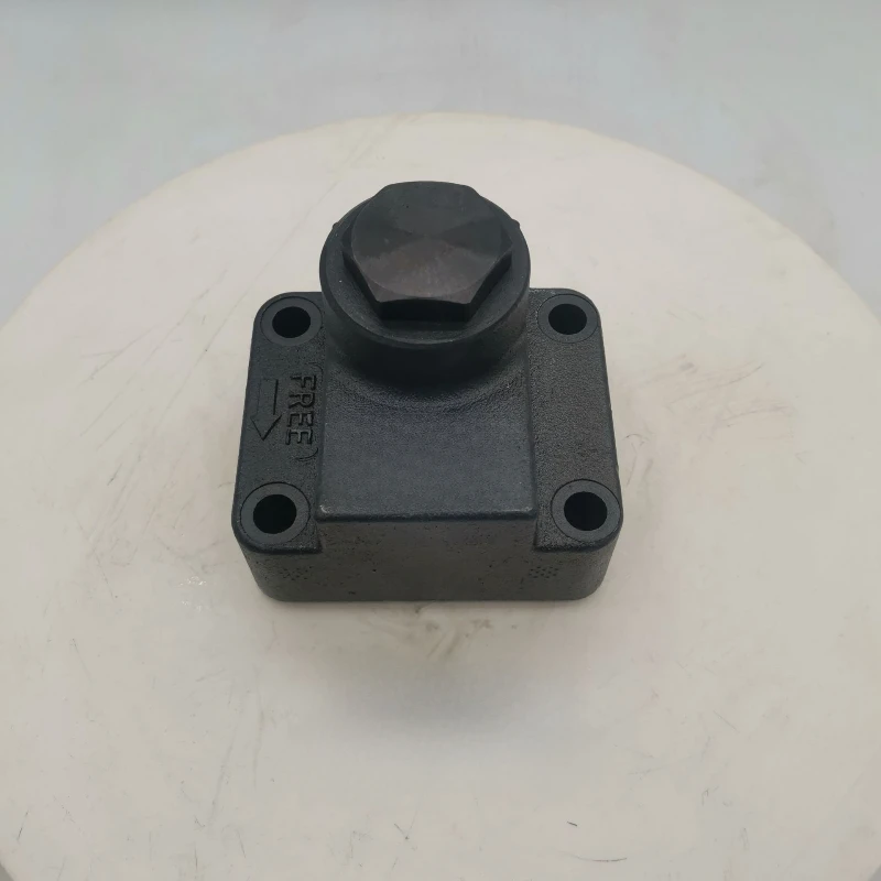 

Oil research type right angle check valve CRG-06-04-50 20 diameter baseplate installation