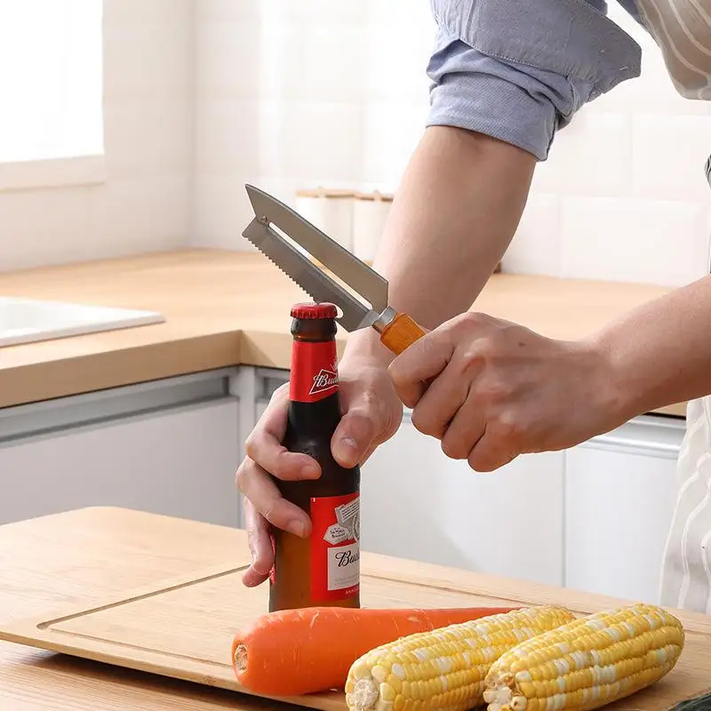 3 In1 Peeling Knife Stainless Steel Multifunctional Vegetable Fruit Peeler Cutter Easy Slicing for Home Kitchen Use