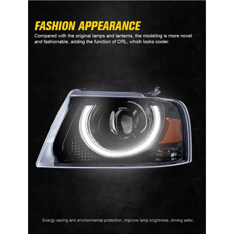 Led Headlight New Design Accessories With DRL And Turn Signal Light for Ford F150 2004 2005 2006 2007 2008
