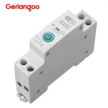 Tuya WiFi inteligentní jistič MCB 1P+N 63A časovač napájení energie kWh napětí měřič proudu ochrana hlasové dálkové ovládání spínač 10 nejlepší prodej pojistka dálkového ovládání - №2