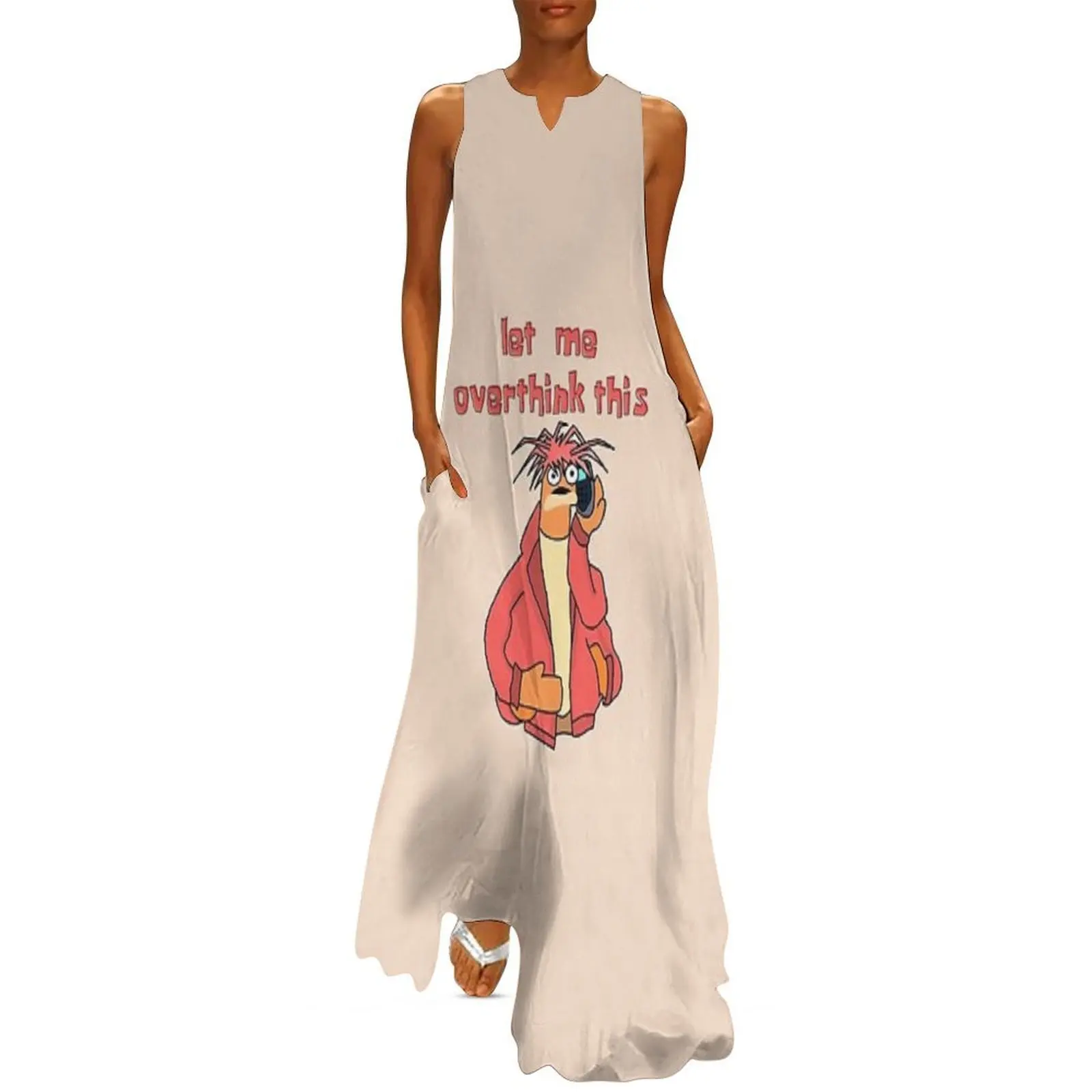 

Let me overthink this first Pepe the King Prawn puppet Long Dress cute dress birthday dress for women birthday dresses for women