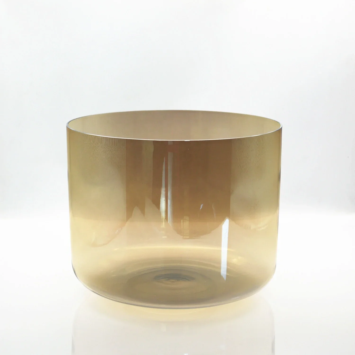 مجموعة وعاء الموسيقى الكريستالي الكوارتز سموكي مقاس 5 بوصات - 14 بوصة، تصميم الضوء الكوني، شفاء شقرا