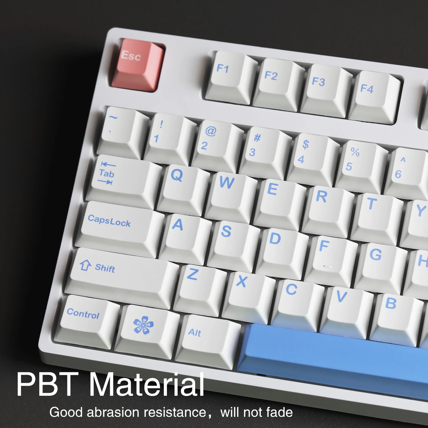 PBT GMK Fuyu Keycaps Cherry Profile GMK Clone Dye Sublimation Keycap For MX Switch Mechanical Keyboard 61/68/75/84/87/96/980