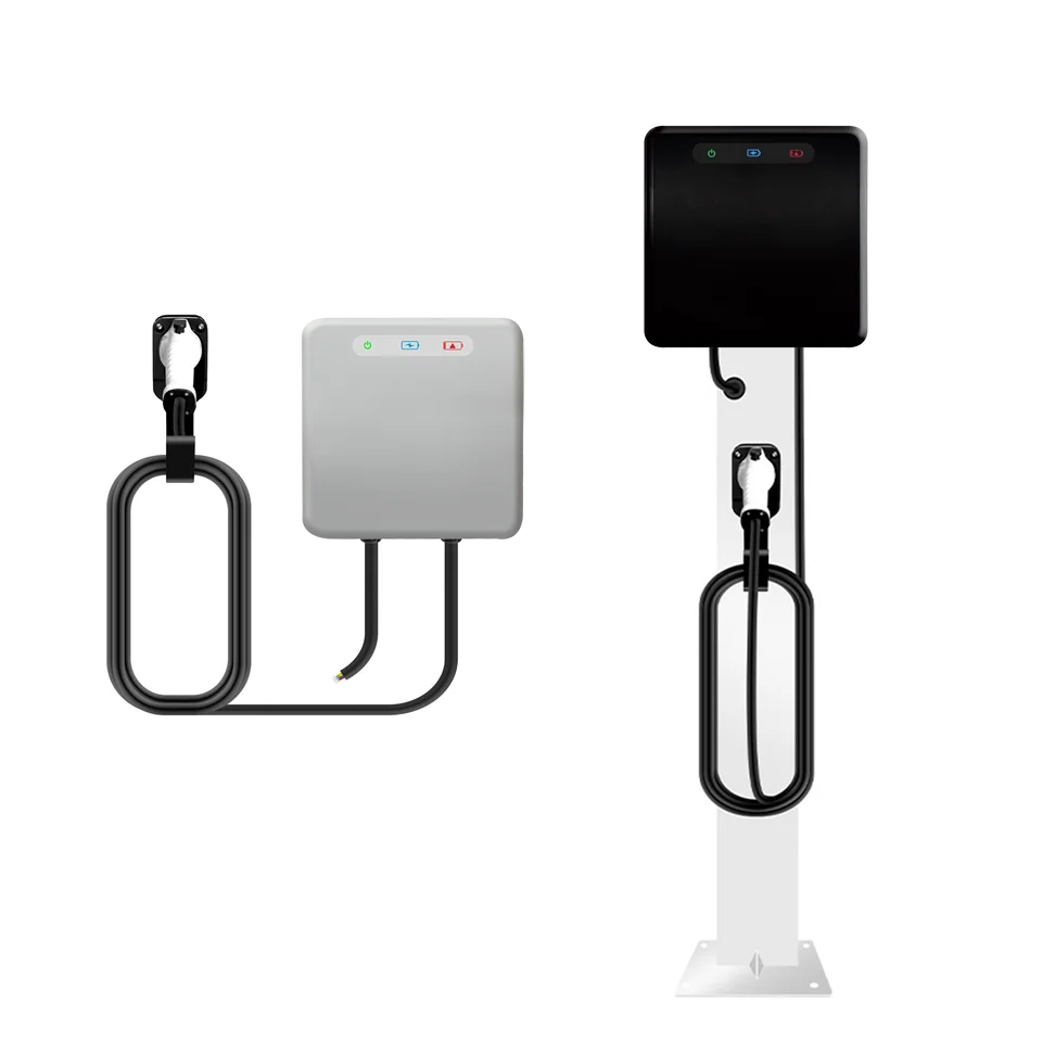TARY Outlet Mini Wall-mounted AC Charger For Household Use 7KW TYPE1/TYPE2 Gbt Plug And Charge