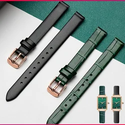 Suitable for Lola Rose small green watch  strap, women's waterproof ultra-thin double-sided  handbag accessories