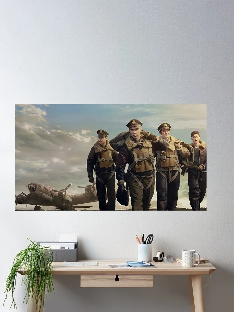 Masters Of The Air, Art Print Canvas Poster, Living Room Decor, Home Wall Picture