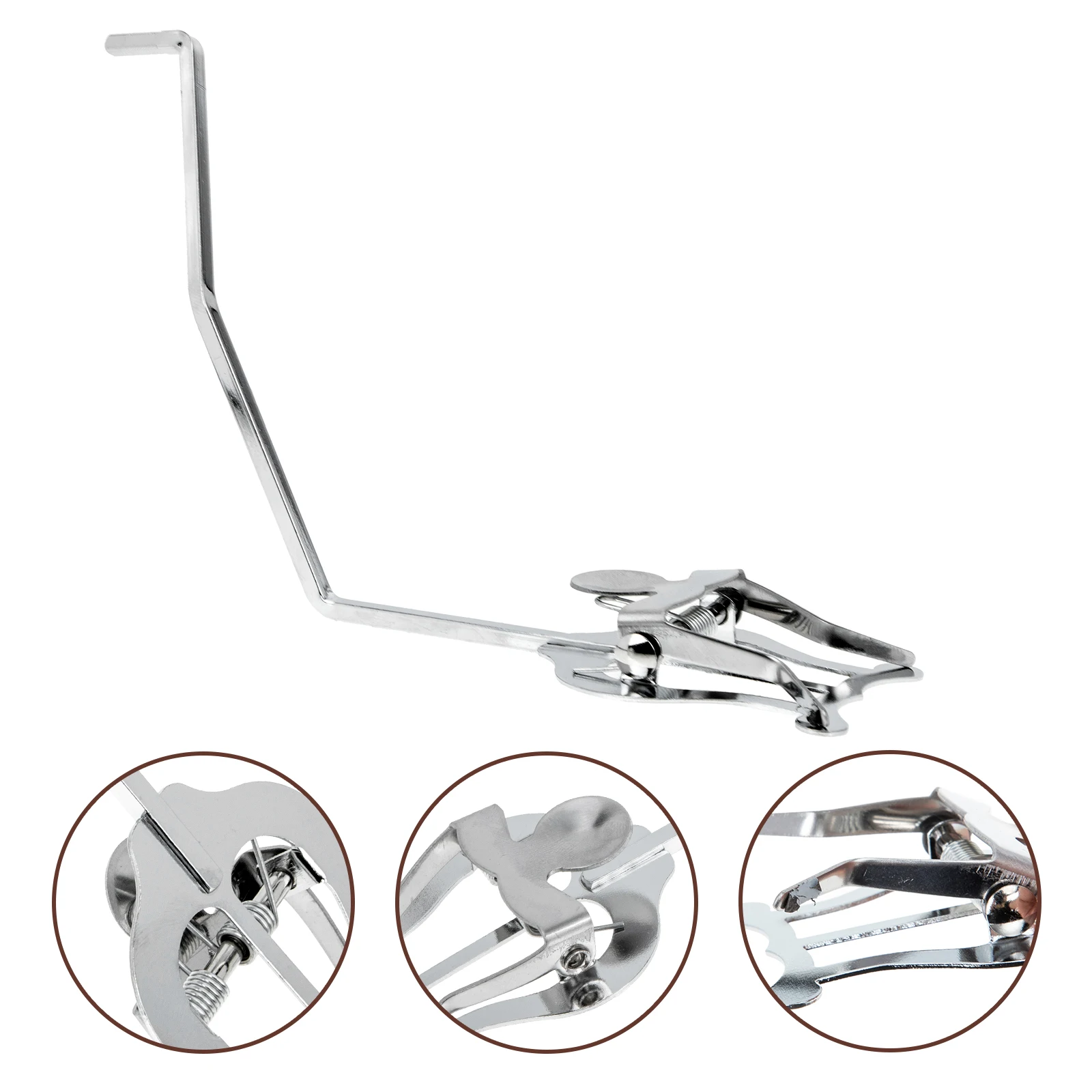 

Flat Key Spectral Clip Alto Saxophone Mount Holder Lyre Music Score Clamp Trumpet