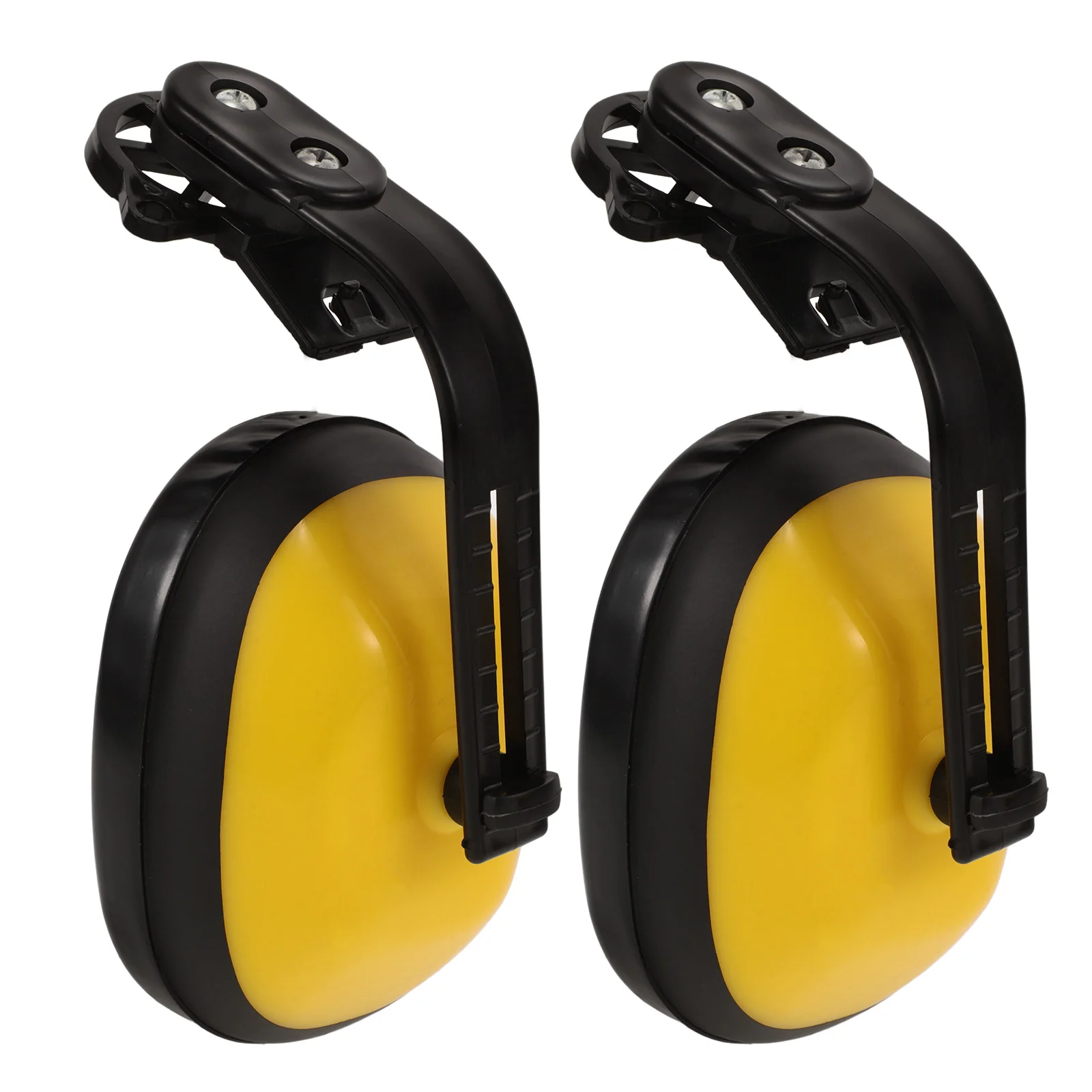 

Headset Soundproof Hearing Protection Headphones Hard Hat Shield Yellow Shooting Student