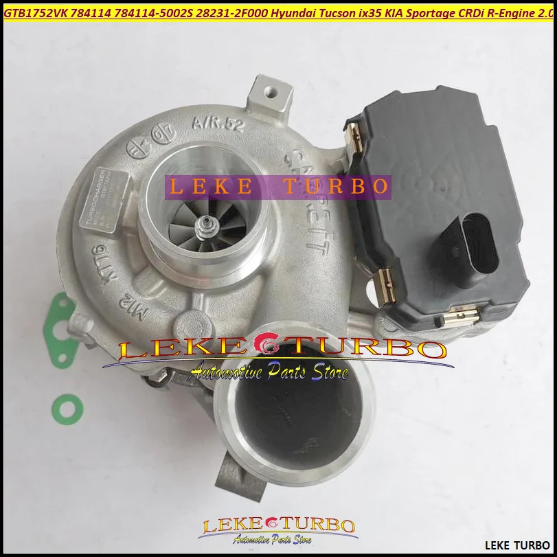 Turbo GTB1752VK 784114 784114-5003S 784114-5002S 28235-2F200 28235-2F250C For Hyundai ix35 2.0 CRDI 135 Kw - 184 HP R-engine