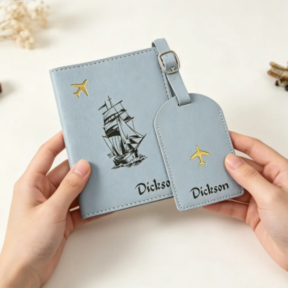 Travel Accessories Meaning - 맞춤 이름이 새겨진 여권 홀더 &