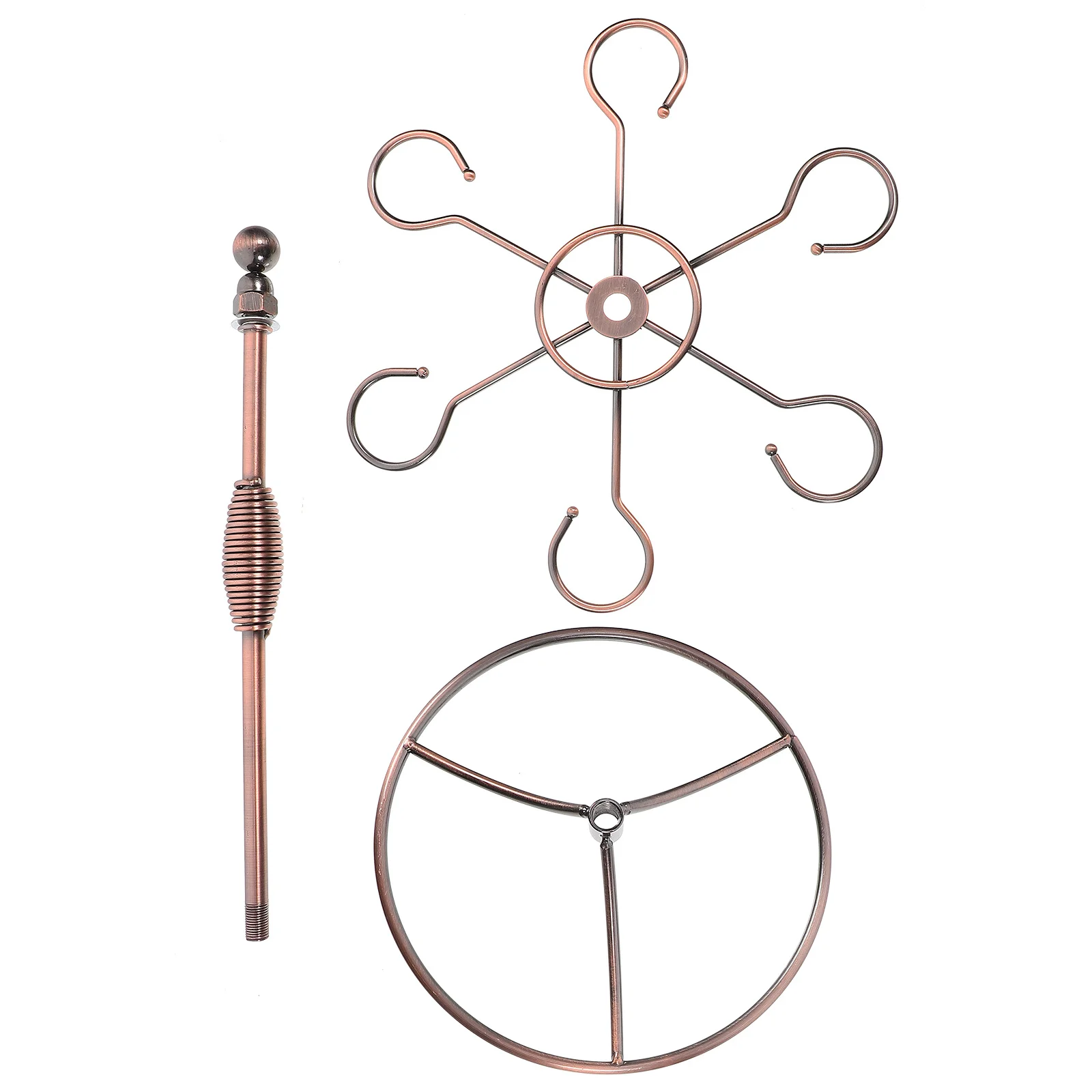 

Iron Wine Glass Holder Hanging Rack Twisted Wire Stable Design European Style for Home Bar Restaurant Wine Cup Drying Rack