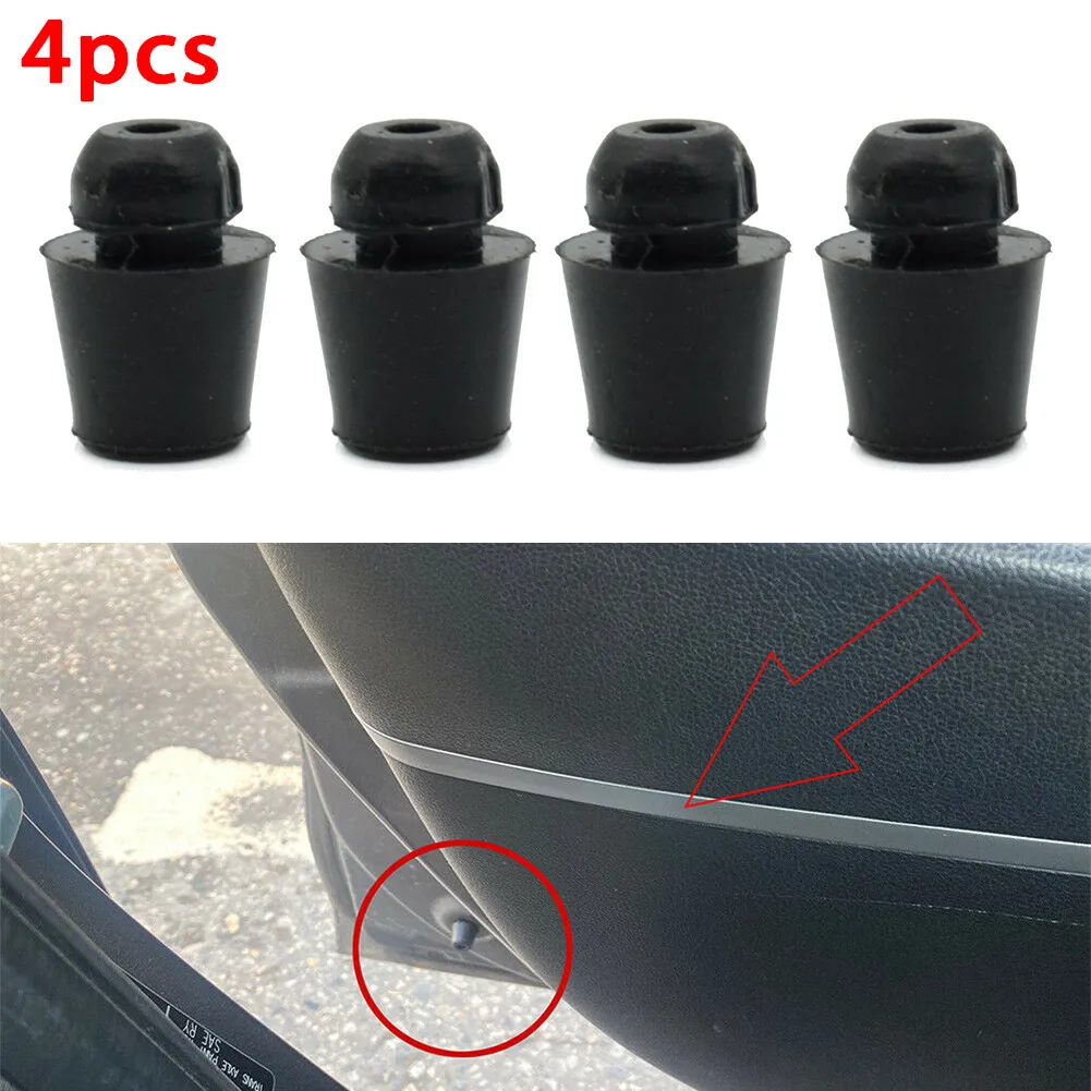 Amortiguadores universales para puerta de coche, 4 piezas, almohadilla de goma, Protector de bloqueo de puerta, cubierta antigolpes, para