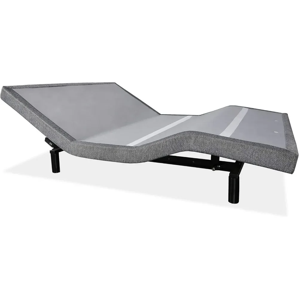 Adjustable Bed Base, Wireless, Massage, Zero-Gravity, Anti-Snore, Night Light, Memory, Full Wireless Remote Adjustable Bed Frame