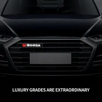 適用於本田思域、雅閣、飛度、CRV、爵士、奧德賽、Insight、Legend、HRV的汽車中網燈標誌裝飾造型配件 6 最佳銷售 本田傳奇 - №3