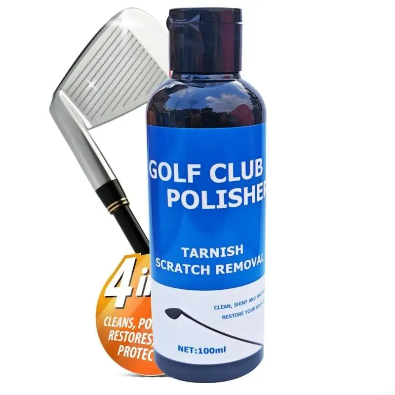 Golf Club Polish 100ml Golf Club Scratch Remover Professional Restorer Cleaning Solution Golf Club Grip Cleaner 