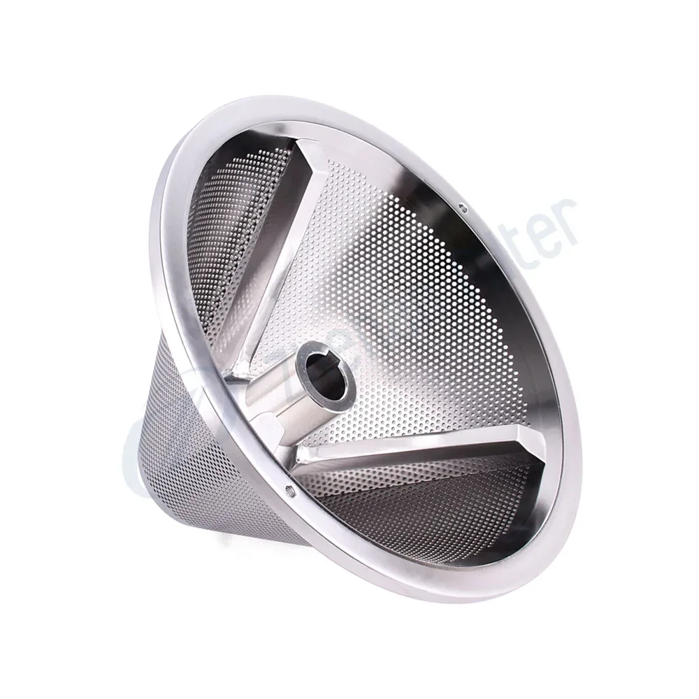 Custom Stainless Steel SUS 304 316 316L Rotary Sifter Conical Industrial Sieves for Granulator